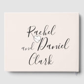 Modern Wedding Gastenboek (Achterkant)