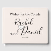 Modern Wedding Gastenboek (Voorkant)