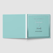 Modern Wedding Guest Book, Minimalist Custom Gastenboek (Volledig)