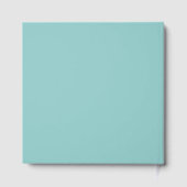 Modern Wedding Guest Book, Minimalist Custom Gastenboek (Achterkant)