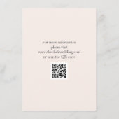 Modern Wedding Informatiekaartje (Achterkant)