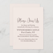 Modern Wedding Informatiekaartje (Voorkant / Achterkant)