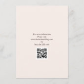Modern Wedding Informatiekaartje (Achterkant)