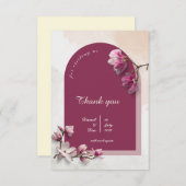 Modern Wedding invitation Bedankkaart (Voorkant / Achterkant)