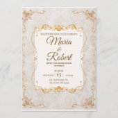 Modern Wedding Invitation | Elegant Romantic  Kaart (Voorkant)