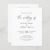 Modern Wedding Invitation Flyer (Voorkant / Achterkant)