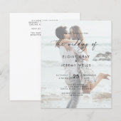 Modern Wedding Invitation Flyer (Voorkant / Achterkant)