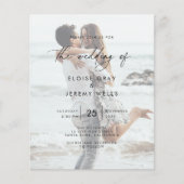 Modern Wedding Invitation Flyer (Voorkant)