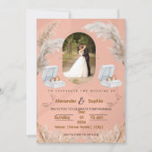 Modern Wedding Invitation | Fully Editable Kaart (Voorkant)
