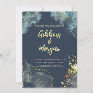 Modern Wedding Invitation Kaart