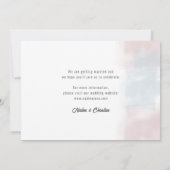 Modern Wedding Invitation Suite Save The Date (Achterkant)