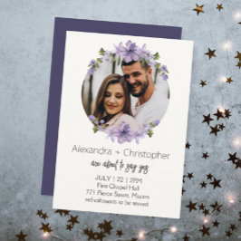 modern wedding invitation, wedding invitation  kaart