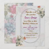 Modern Wedding Invitations Kaart (Voorkant / Achterkant)