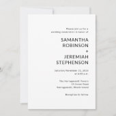 Modern Wedding Kaart (Voorkant)