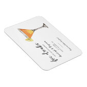 Modern Wedding Keepsake Save the Date Aankondiging Magneet (Rechterzijde)