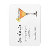 Modern Wedding Keepsake Save the Date Aankondiging Magneet (Verticaal)
