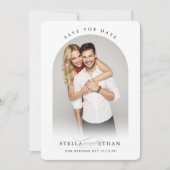 MODERN WEDDING koppel lijst kalligrafie Kaart (Voorkant)