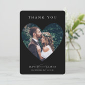 MODERN WEDDING koppel lijst zwart Kaart (Staand voorkant)