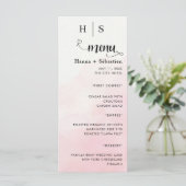 Modern  Wedding Menu (Staand voorkant)