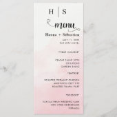 Modern  Wedding Menu (Voorkant)