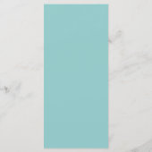 Modern Wedding Menu Card, Minimalist Custom Dinner (Achterkant)
