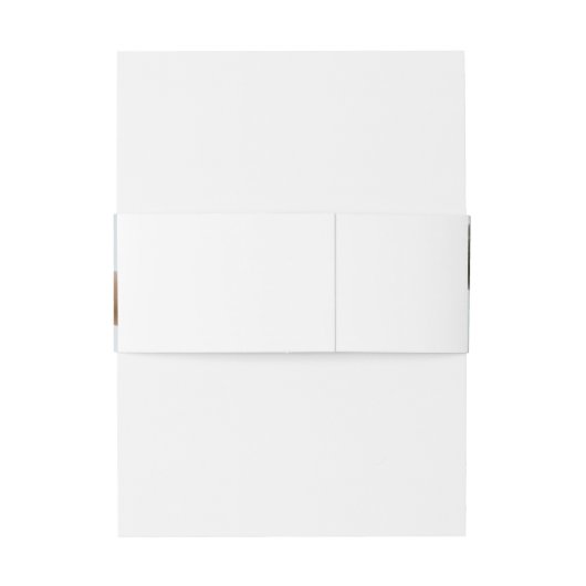 Modern Wedding | Minimalist Clean Simple Photo Uitnodigingen Wikkel (Achterkant Voorbeeld)