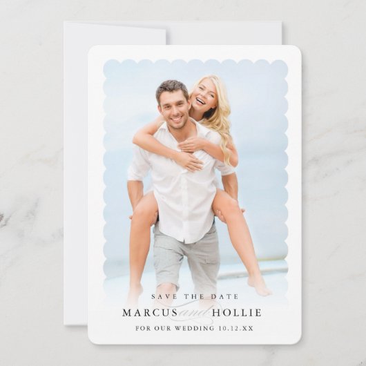 MODERN WEDDING minimalistisch verloving kalligrafi Kaart (Voorkant)