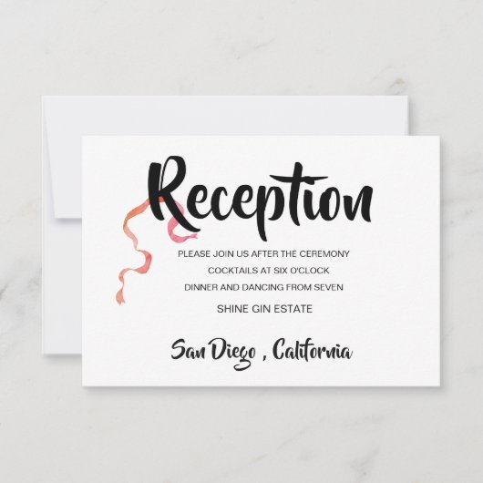 Modern Wedding Music Festival Field Event Save The Date (Voorkant)