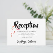 Modern Wedding Music Festival Field Event Save The Date (Staand voorkant)