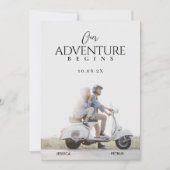 Modern wedding photo adventure  kaart (Voorkant)