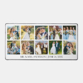 Modern Wedding Photo Collage Bureaumat (Voorkant)