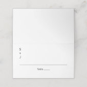 Modern Wedding Plaatskaartje (Buitenkant ongevouwen)