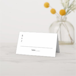 Modern Wedding Plaatskaartje