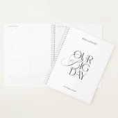 Modern Wedding Planner Notebook "Our Big Day" (Display)