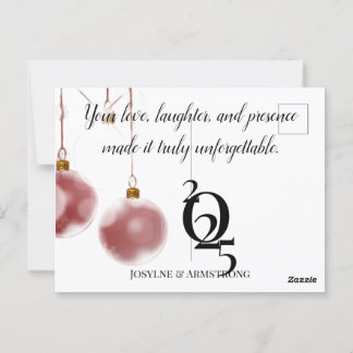 modern wedding postcard briefkaart