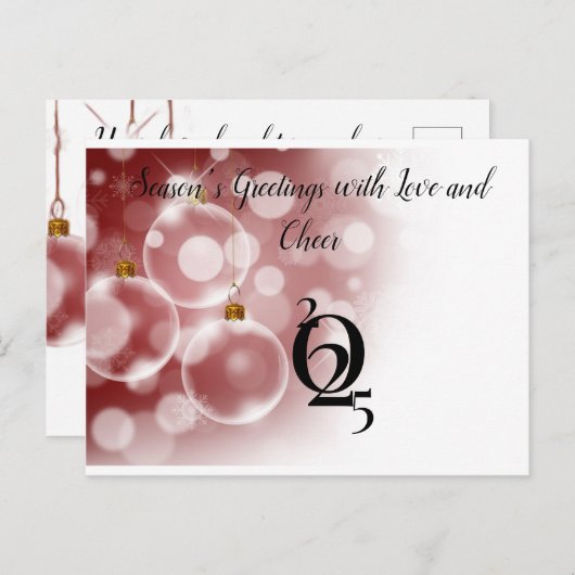 modern wedding postcard briefkaart (Voorkant / Achterkant)