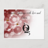 modern wedding postcard briefkaart (Voorkant)