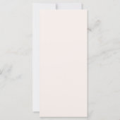 Modern Wedding Programme (Achterkant)