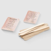 Modern Wedding Programme Handwaaier (Niet-gemonteerd)