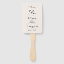 Modern Wedding Programme