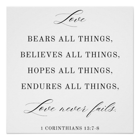Modern Wedding Quote Backdrop Tapestry  Perfect Poster (Voorkant)