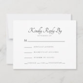 Modern Wedding RSVP (Voorkant)