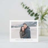 Modern Wedding RSVP Deadline Reminder Briefkaart (Staand voorkant)