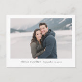 Modern Wedding RSVP Deadline Reminder Briefkaart (Voorkant)