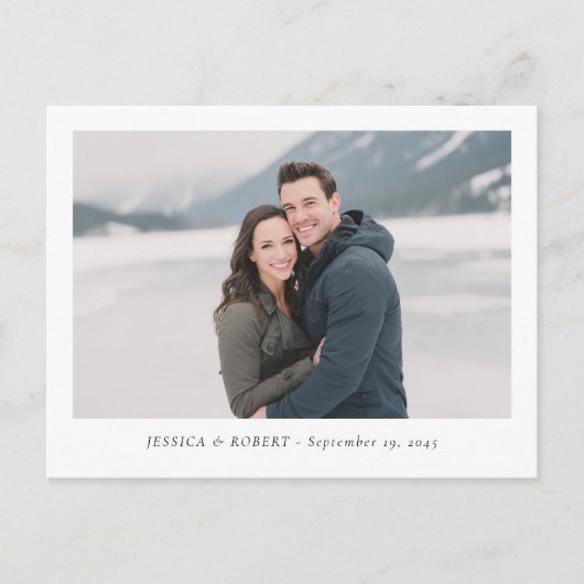 Modern Wedding RSVP Deadline Reminder Briefkaart (Voorkant)