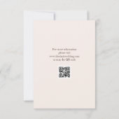 Modern Wedding RSVP Kaartje (Achterkant)