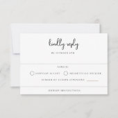 Modern Wedding RSVP Kaartje (Voorkant)