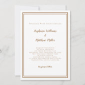 Modern Wedding & RSVP QR Code Details Dusty Blue Kaart (Voorkant)