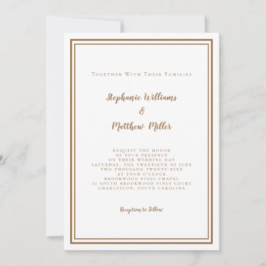Modern Wedding & RSVP QR Code Details Dusty Blue Kaart (Voorkant)