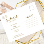 Modern Wedding Save the Date Photo Briefkaart